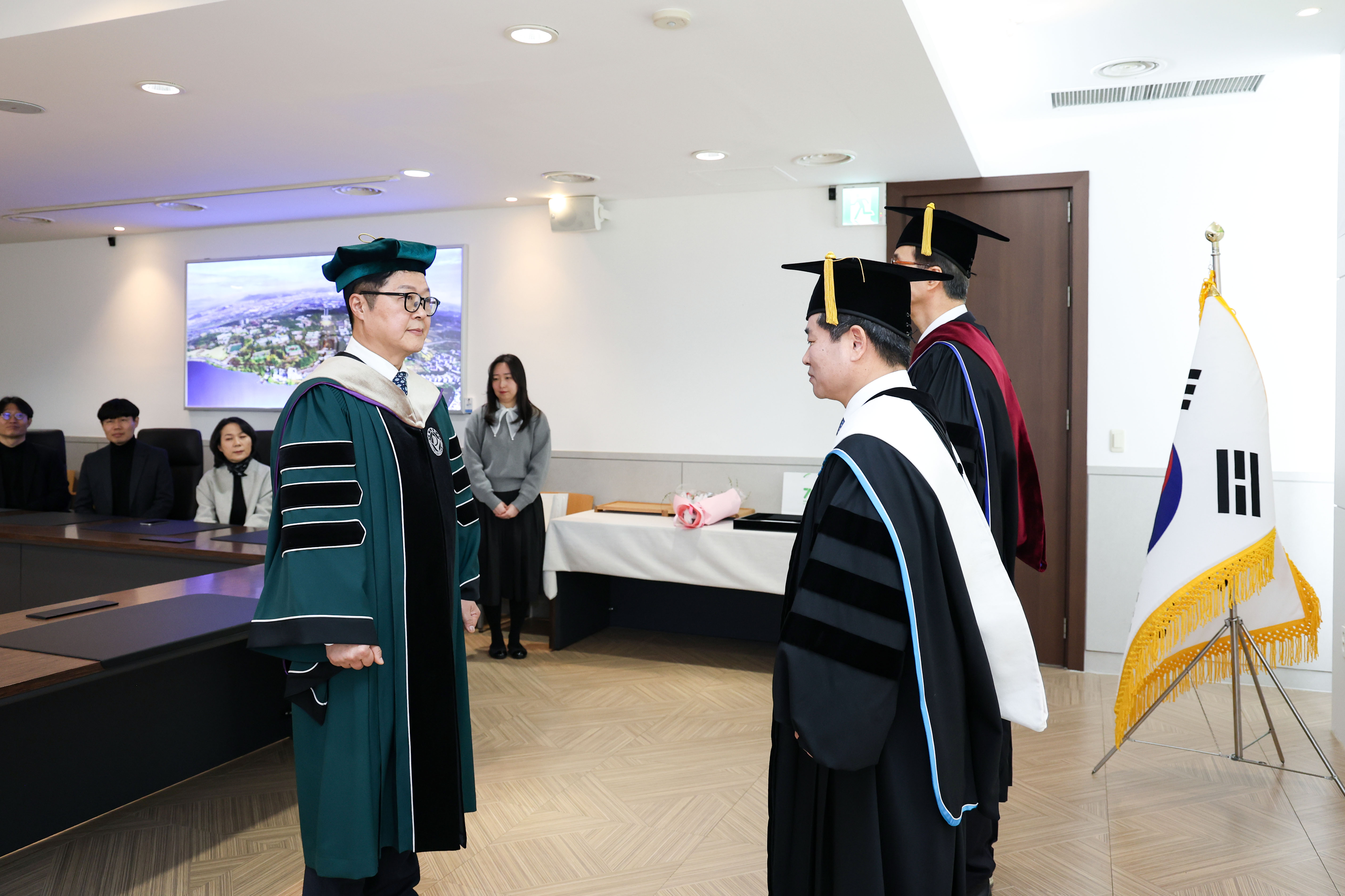 2025학년도 전기 에스피엠텍(주) 대표이사 명예경영학박사 학위수여식 개최